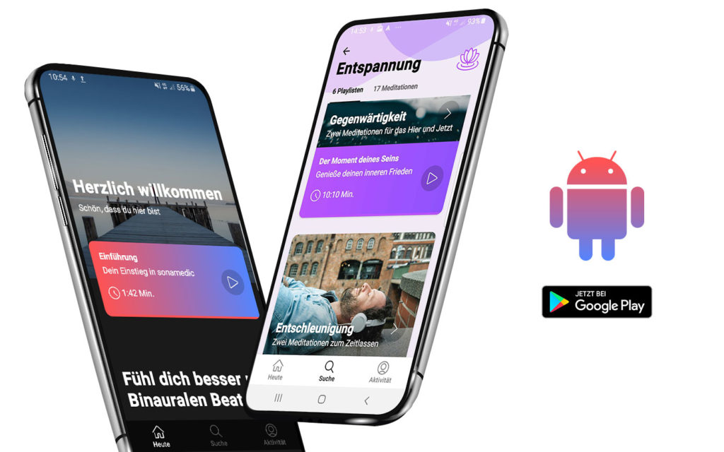 sonamedic 2.0 Meditationsapp bei Google Play