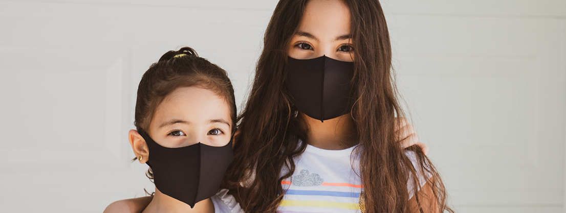 Children with masks