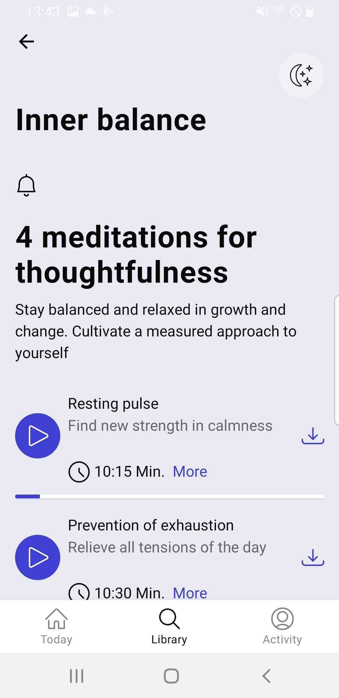 FAQ - frequently asked questions: Meditations in a sleep playlist
