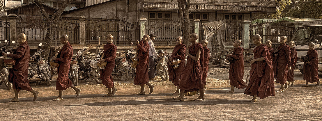 Mönche im Buddhismus